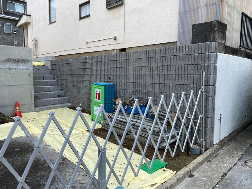 緑区鴨居ブロック工事⑥
